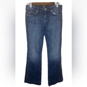 7 For All Mankind Blue Flare Jeans